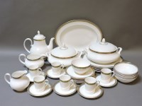 Lot 330 - A Royal Doulton 'Clarendon' pattern dinner and coffee set