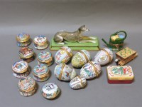 Lot 104 - ##Fifteen Halcyon Days enamel boxes