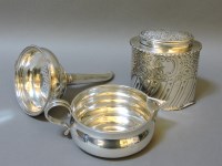 Lot 139 - ##Three silver items