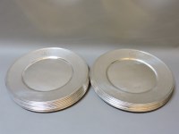 Lot 212 - ##Twenty modern silver plated plates