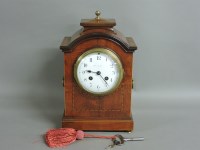 Lot 245 - ##An early 20th century mahogany mantel clock