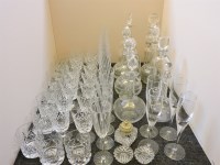 Lot 253 - ##Eight glass decanters and stoppers