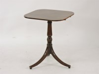 Lot 474 - ##A George III mahogany tripod table