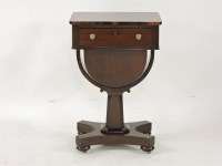 Lot 476 - ##A Victorian mahogany sewing table