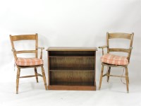 Lot 564 - ##A pair of 19th century elbow chairs