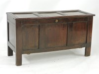 Lot 566 - ##An early 18th century oak coffer