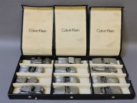 Lot 132 - Eighteen Danbury Mint pewter replicas of classic sports cars