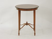 Lot 521 - ##A Sheraton revival circular satinwood occasional table