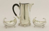 Lot 160 - A late Victorian silver hot water jug