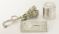 Lot 223 - A Victorian silver travelling inkwell