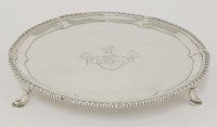 Lot 57 - A George III silver salver