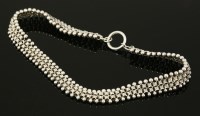 Lot 292 - A Victorian two row belcher chain necklace