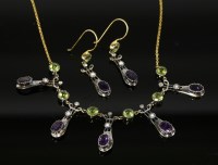 Lot 377 - An Edwardian-style amethyst