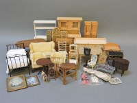 Lot 245 - A quantity of doll's house furniture