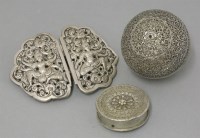 Lot 145 - A Chinese Straits silver Pomander