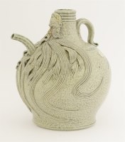 Lot 421 - A bellarmine salt-glazed ewer