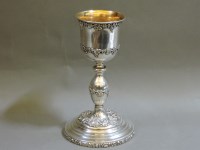 Lot 117 - A 19th century old Sheffield plate chalice