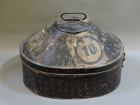 Lot 166 - An officer's hat tin