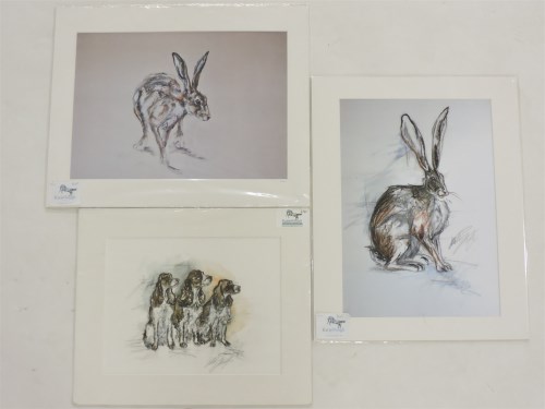 Lot 301 - Katie Hough (British)
SPRINGER SPANIELS
Signed in pencil