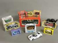 Lot 223 - A collection of die cast toys