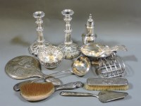 Lot 116 - Assorted silver and silver plate