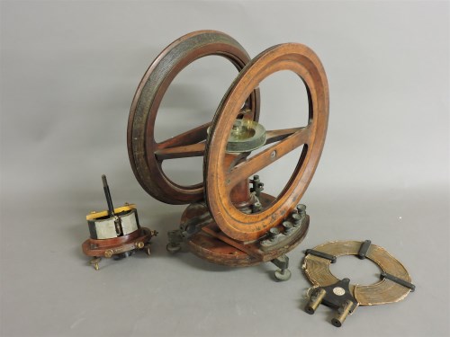 Lot 169 - A Victorian Helmholtz type tangent galvanometer
