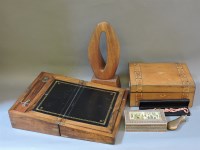 Lot 259 - Two 19th century walnut boxes