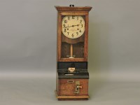 Lot 412 - An 'International Time Recording Co Ltd' clock