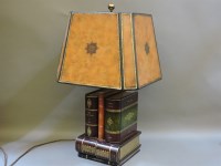 Lot 291 - A contemporary library table lamp