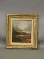Lot 330 - Manner of John Constable
FIGURES IN A FIELD
Oil on board
36 x 31cm