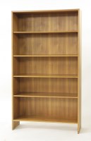 Lot 596 - A teak bookcase