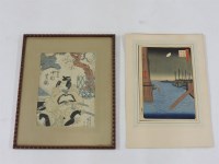 Lot 188 - A Japanese woodblock print