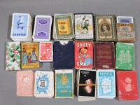 Lot 211 - A collection of late 19th/early 20th century playing cards