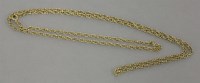 Lot 21 - A gold Prince of Wales link chain