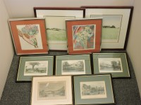Lot 257 - Watercolours and prints