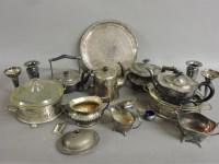Lot 295 - A quantity of silver plated wares