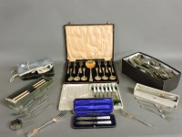 Lot 296 - A large quantity of silver plated flatware and cutlery