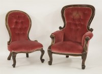 Lot 433 - A Victorian gentlemen's armchair