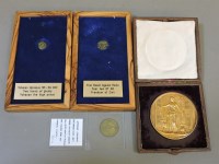 Lot 65 - A boxed John Pinches 1884 Exhibition Medal