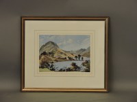 Lot 335 - David Bell (1884-1966)
A LAKE LANDSCAPE
Signed and dated 1951 l.l.