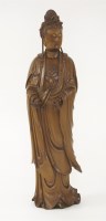 Lot 227 - An exceptional boxwood Guanyin