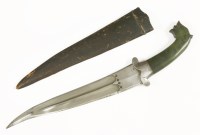 Lot 196 - An Indian khanjar dagger