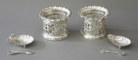 Lot 84 - A pair of small Victorian silver baskets