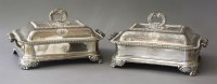 Lot 436 - A pair of Victorian silver plated warming dishes