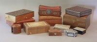 Lot 364 - Eleven various modern boxes