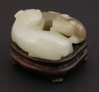 Lot 123 - A jade Carving