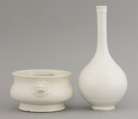 Lot 488 - A blanc de chine censer