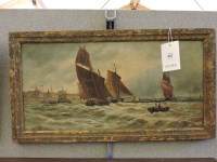 Lot 452 - A pair of seascapes