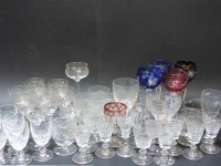 Lot 230 - A collection of cut glass ware