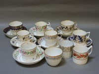 Lot 246 - A collection of 19th century Derby cups